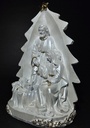 Escultura Nacimiento en Árbol Navideño