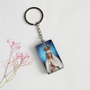 Llavero En Resina Cristal Con Advocaciones