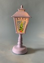 Farol de Calle Navideño Blanco 22cm