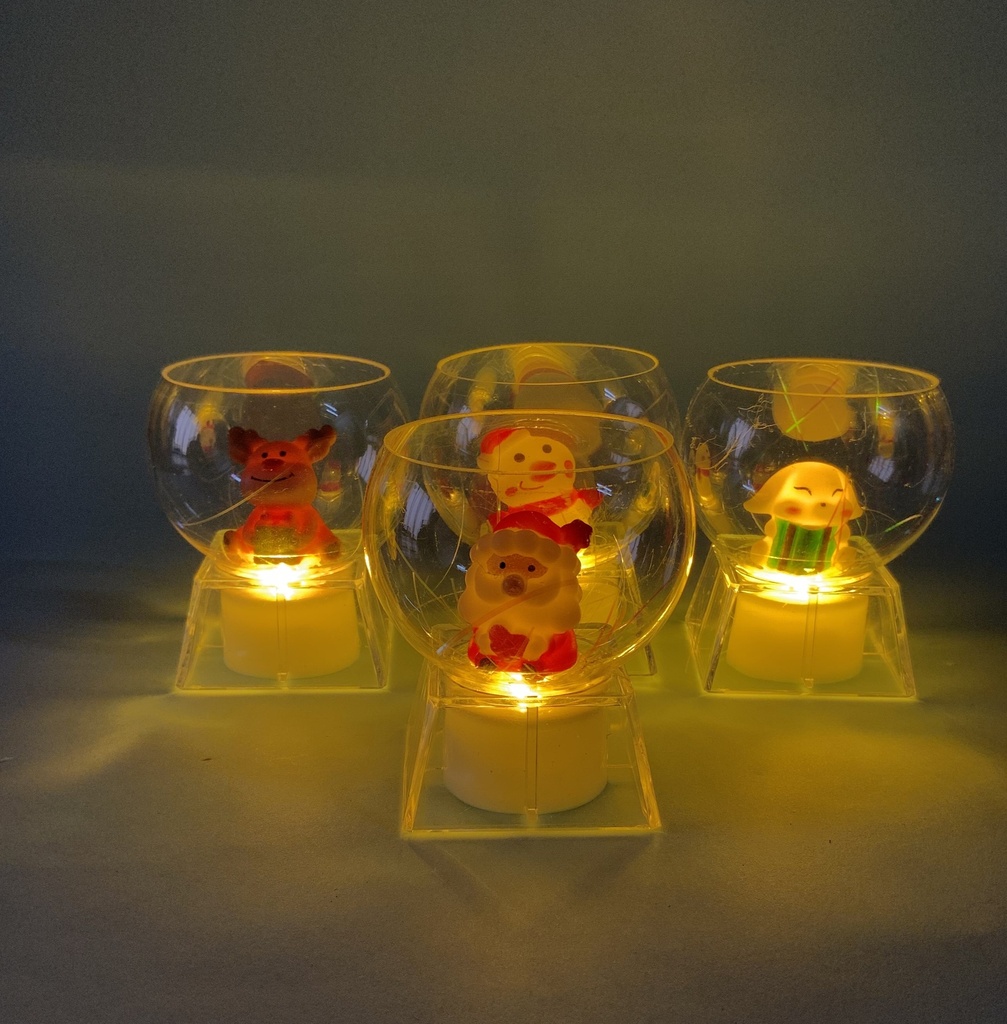 Esferas LED Acrílicas Navideñas 8,5cm