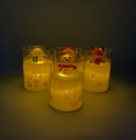 Velas LED Navideñas con Figura 11,5cm