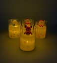 Velas LED Navideñas con Figura 11,5cm