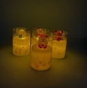 Velas LED Navideñas con Figura 11,5cm