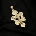 Cruz del Perdón en Acero Dorada 6cm