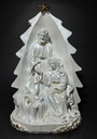 Escultura Nacimiento en Árbol Navideño 22cm