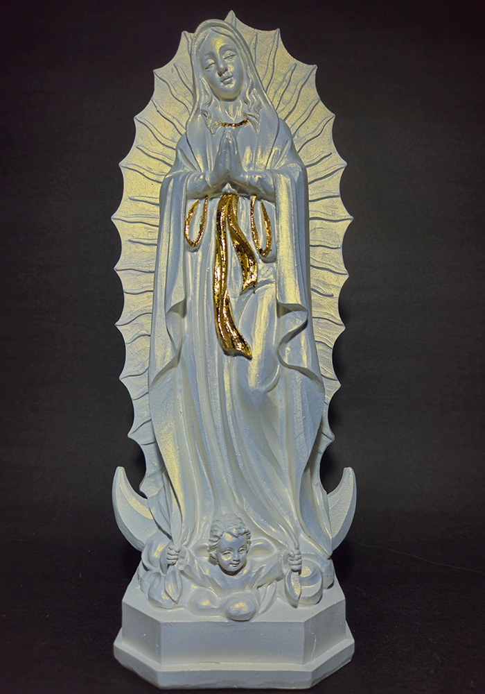 Escultura Virgen de Guadalupe 31cm
