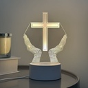 Lampara Acrílica Decorativa Blanca