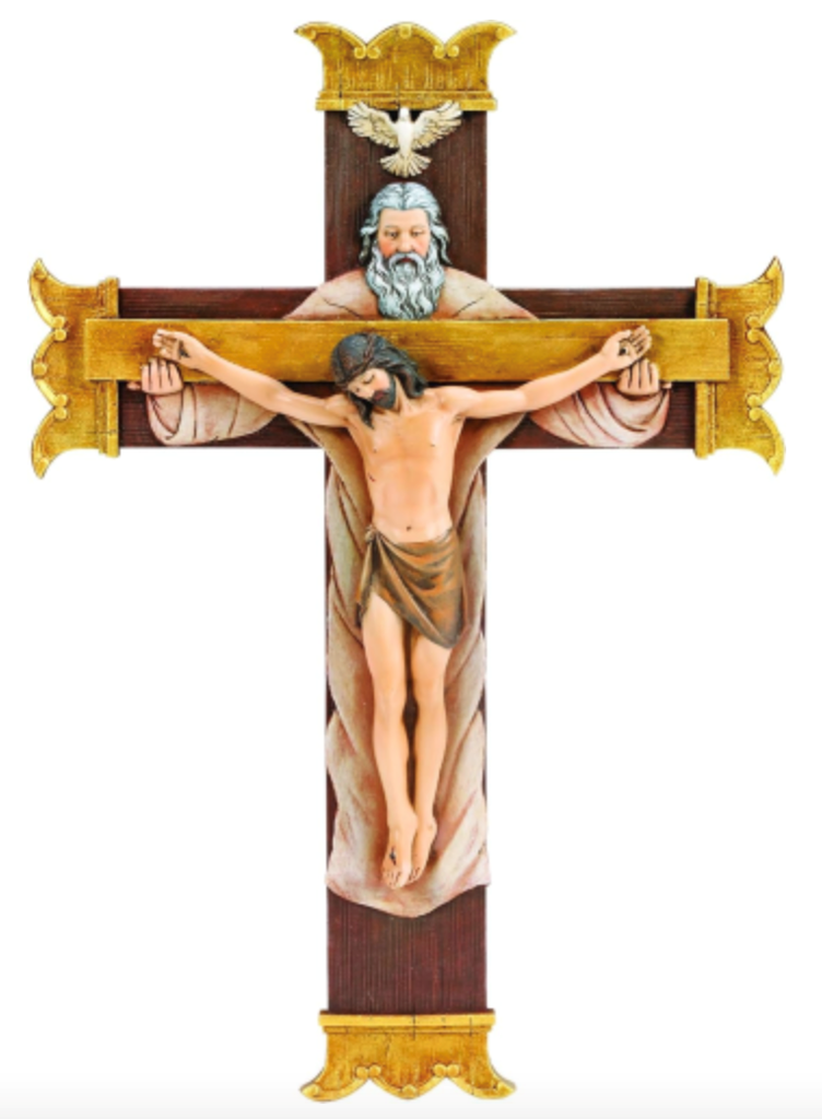 Crucifijo De La Santísima Trinidad 26cm