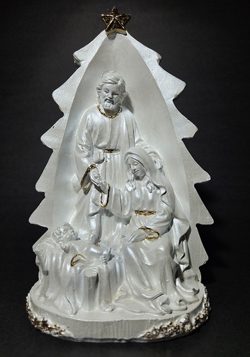 [NC22] Escultura Nacimiento en Árbol Navideño 22cm