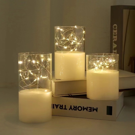 [VE.125.01] Vela Eléctrica Decorativa 12cm
