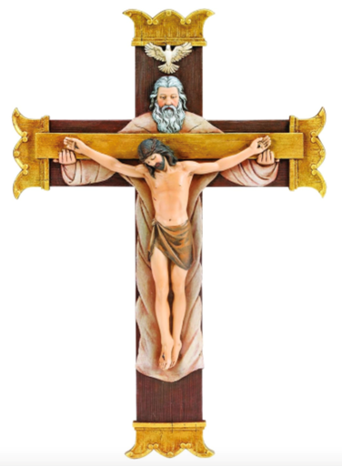 [RSZJ-34] Crucifijo De La Santísima Trinidad 26cm